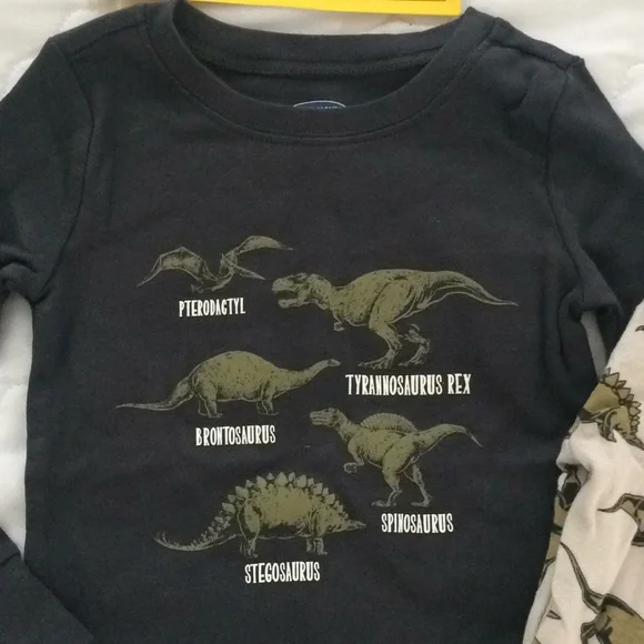 Old Navy Toddler Boys Dinosaur pajamas 2T - Picture 2 of 5